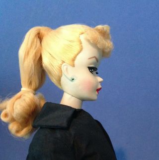 Vintage 2 Ponytail Barbie With Retouched Facial Paint 6