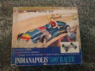 Vintage Hubley Scale Model Metal Kit,  Indianapolis 500 Racer,  Rare 852k - 300.