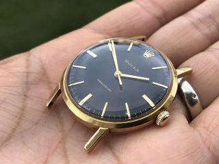 Barn Find 60s Vintage Rolex Precision 9708 Solid 18k Y.  Gold 34mm Men’s Watch 4