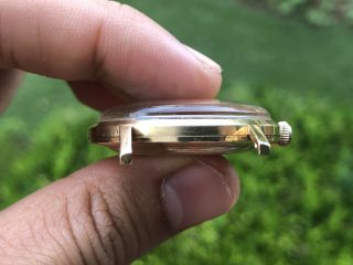 Barn Find 60s Vintage Rolex Precision 9708 Solid 18k Y.  Gold 34mm Men’s Watch 8