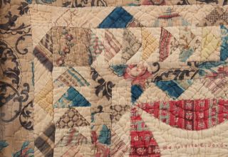 Signed 1847 Antique 19thC Miniature American Folk Art Childs Baby Doll Quilt 4