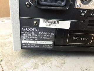 Sony PVM - 8045Q 8 