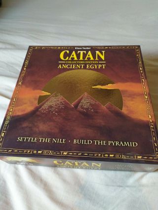 Catan Ancient Egypt Collectors Edition Rare Out Of Print