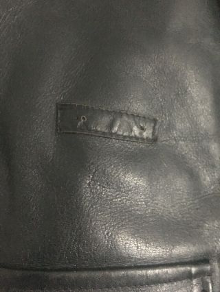 Chicago Police Vintage Leather Jacket Size 44 5