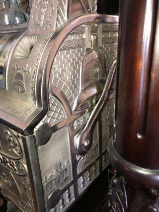 Rare 1910 Mills Operator bell 5 Cent slot machine 4
