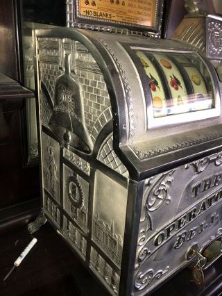 Rare 1910 Mills Operator bell 5 Cent slot machine 6