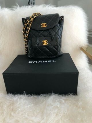 Chanel vintage backpack 4