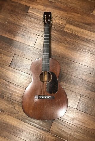 Martin 00 - 17 1932 Vintage Mahogany Acoustic Guitar W/hardcase