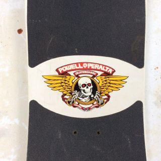 Vintage 80s Powell Peralta RAY BARBEE Rag Doll White Skateboard Deck Cliver 3