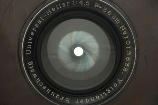 Rare 【EXC,  】Voigtlander Universal - Heliar 36cm 360mm F/4.  5 Lens From Japan 9