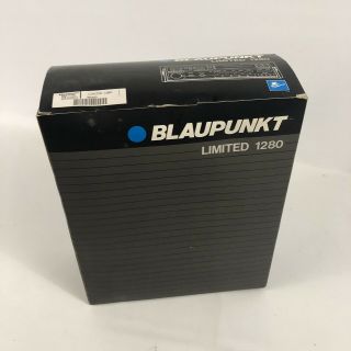 Vintage Blaupunkt Limited 1280 Vehicle Car Cassette Radio Nos