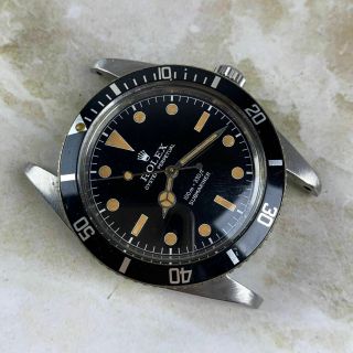 Vintage Rolex Submariner Dive Wristwatch Ref.  6536 - 1 1959 Small Crown RARE 2