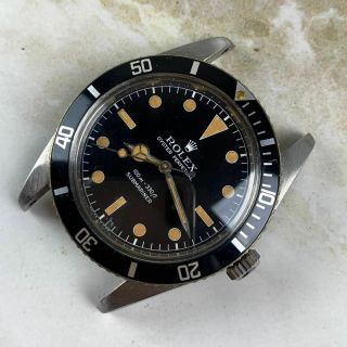 Vintage Rolex Submariner Dive Wristwatch Ref.  6536 - 1 1959 Small Crown RARE 3