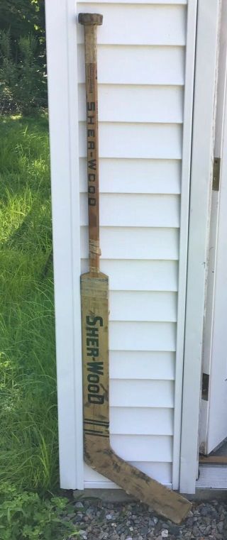 Vintage Sher - Wood Wood Ice Hockey Stick