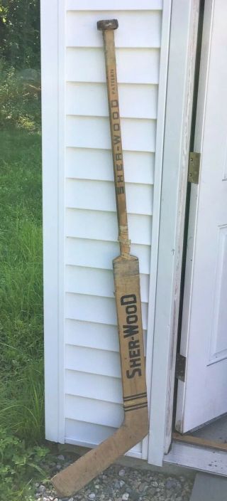 Vintage Sher - wood Wood Ice Hockey Stick 2