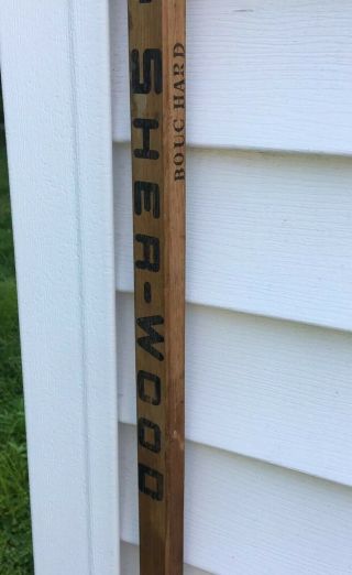 Vintage Sher - wood Wood Ice Hockey Stick 4