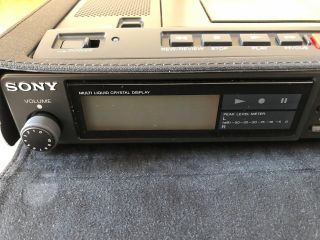 SONY TCD - D10 Portable Digital Audio Tape DAT Recorder Rare 4