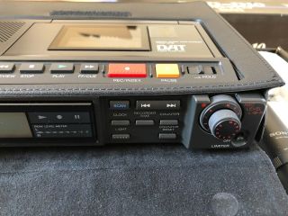 SONY TCD - D10 Portable Digital Audio Tape DAT Recorder Rare 5