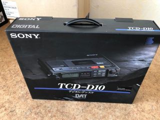 SONY TCD - D10 Portable Digital Audio Tape DAT Recorder Rare 7