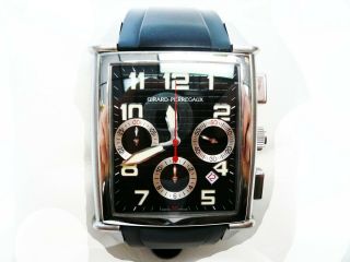 Girard - Perregaux Ref 25840 Vintage 1945 Automatic Chronograph Steel Wristwatch