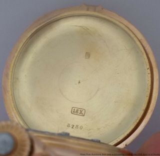 Antique 18k Gold Piguet Guillaume split second Chronograph minute Repeat Pocket 7