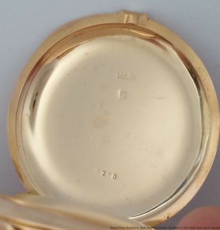 Antique 18k Gold Piguet Guillaume split second Chronograph minute Repeat Pocket 8