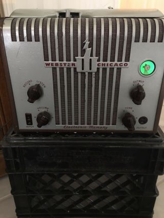 Vintage Webster - Chicago 81 - 1,  1948 Webster Chicago Wire Recorder
