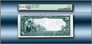 Illinois First NB of O ' Fallon $20 PMG AU 53 NET Extremely Rare Finest Only 4