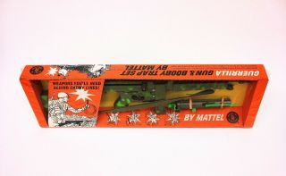 Mega RARE Vintage Mattel No.  0542 Guerrilla Tommy Gun & Booby Trap Set 4