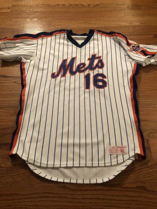 1986 Dwight Doc Gooden York Mets Game Worn Jersey - Rare Ws Champs Year
