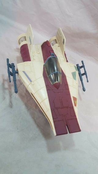 Vintage Star Wars Droids A - Wing Fighter 1985 Vehicle Complete
