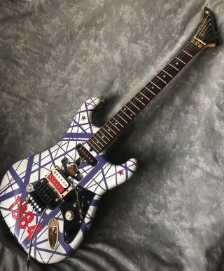 Vintage 80’s Kramer Pacer Custom Ii Evh 1984 Guitar Custom Made One Of A Kind