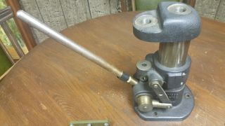Vintage Hollywood Senior Single Stage Reloading Press With Dyes And Other Items
