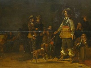 17th Century Dutch Soldiers Drinking In A Tavern Interior Adriaen VAN OSTADE 2