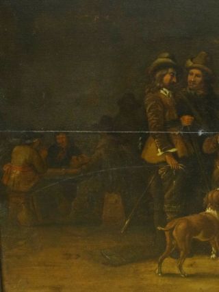 17th Century Dutch Soldiers Drinking In A Tavern Interior Adriaen VAN OSTADE 5