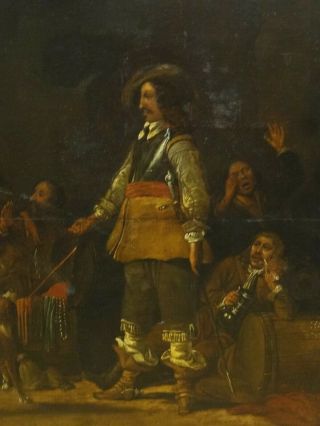 17th Century Dutch Soldiers Drinking In A Tavern Interior Adriaen VAN OSTADE 7