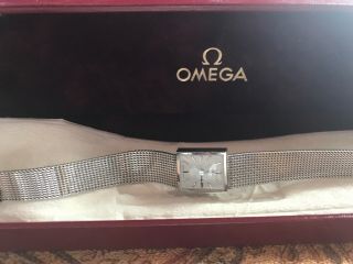Vintage 80’s Omega Swiss Womens 10k Gold Filled Watch Bracelet Work