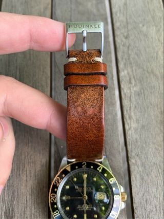 Vintage Rolex GMT Master Ref 16753 Nipple Dial c.  1978 Hodinkee Strap 4