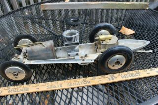 Antique Tether Car Part,  W 7 Fin Dooling.  61 Case
