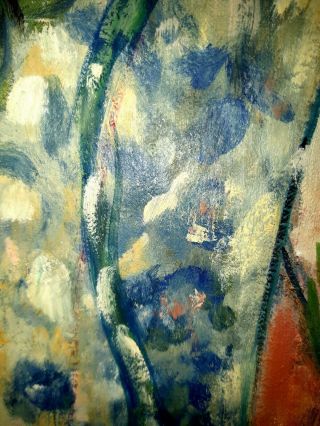 Oil painting vintage Impressionist 1960 ' s 6