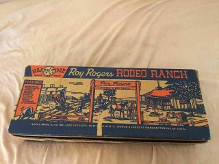 Marx - Vintage Roy Rogers Rodeo Ranch Playset 3992