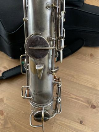 Vintage 1926 1927 Conn Wonder Series II (Chu Berry) Tenor Saxophone Silver 7
