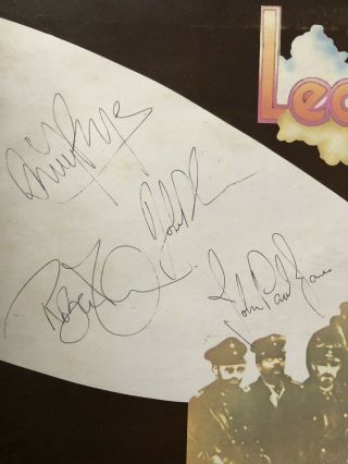 Led Zeppelin - Fully Signed Autograph Led Zeppelin II Album LP - RARE 2
