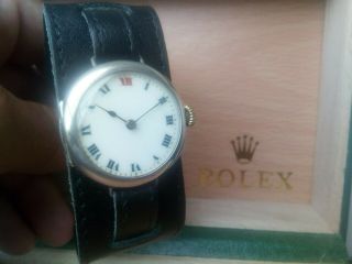Rare Gents 1916 Rolex Officers Trench Watch And Boxed