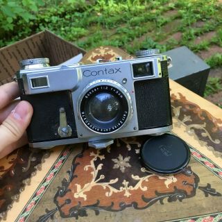 Vintage Zeiss Ikon Contax Iia ? W? Rare Carl Zeiss Jena Sonnar 5cm F/2 50mm Lens