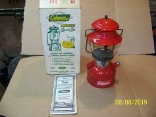 Vintage Coleman 200 Lantern/box/instructions - - Made In Canada - Dated 4/64