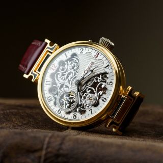 Skeleton Lecoultre Watch Pocket Mechanism Marriage Mens Vintage Luxury Watch