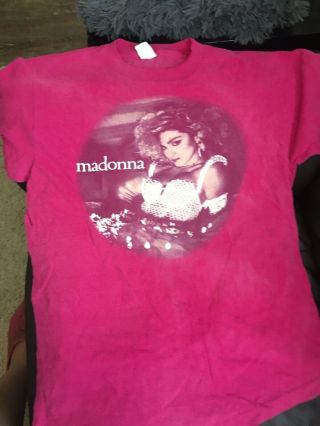 Vintage Madonna Like A Virgin Tour 1985 T - Shirt