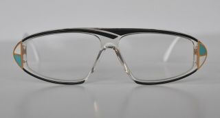 Cazal Vintage Eyeglasses - Ex - Display - Model 187 - Col 163 - Gold,  Black,  Blue,  White