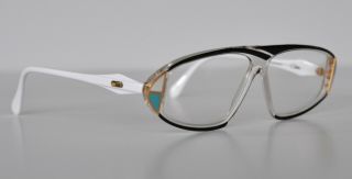 Cazal Vintage Eyeglasses - ex - display - Model 187 - Col 163 - Gold,  Black,  Blue,  White 2